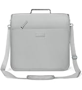 SUNEE Zipper Binder 3 Ring, 3 Inch O-Ring with Handle and Shoulder Strap, 600-Sheet Capacity, 5-T...