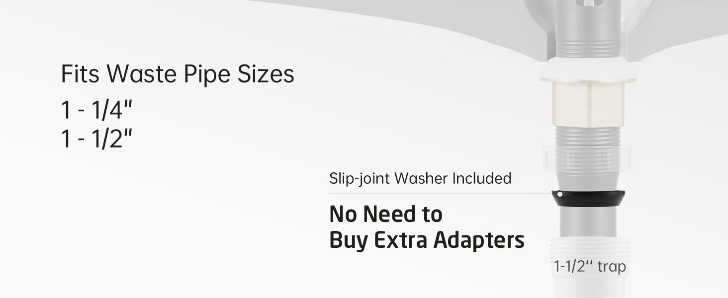 Extra Slip-joint Washer