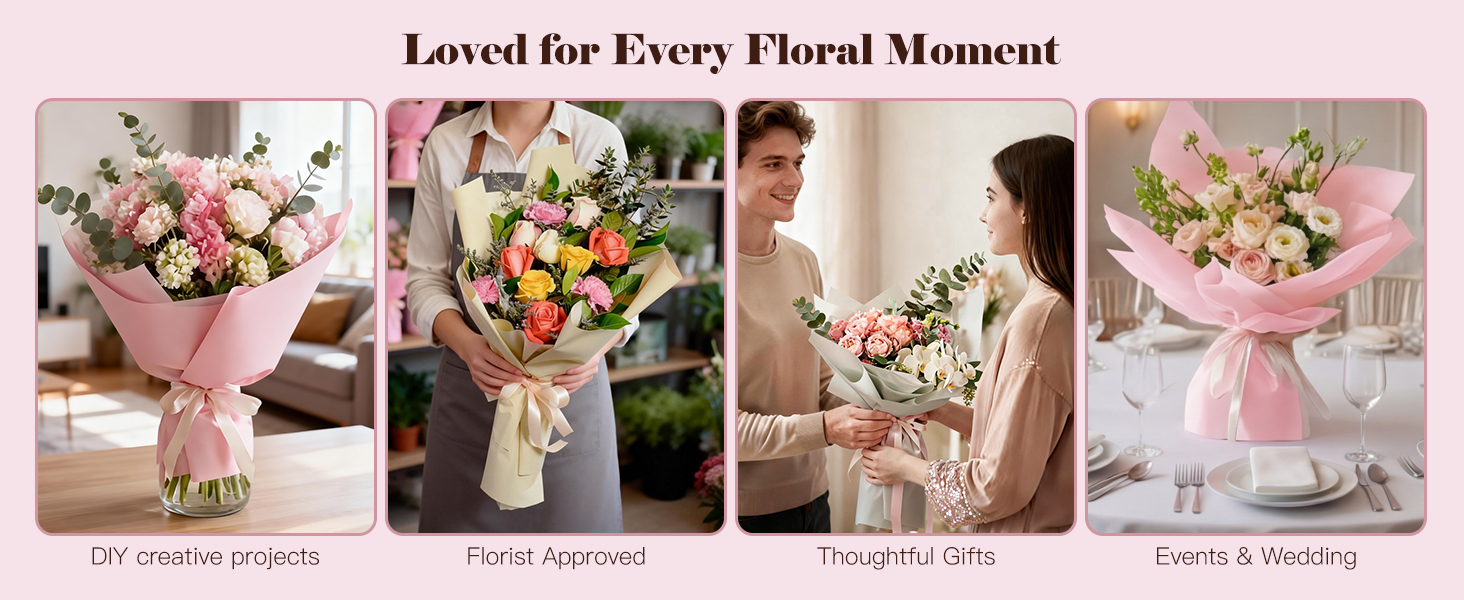 Floral Bouquet Wrapping Paper