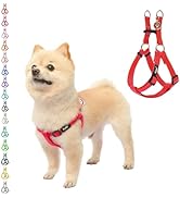 PUPTECK No Pull Dog Harness Soft Adjustable Basic Nylon Step in Puppy Vest Outdoor Walking with I...