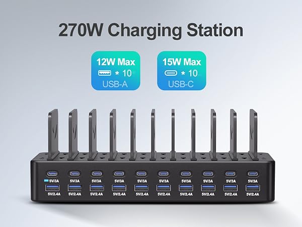 ipad charging station