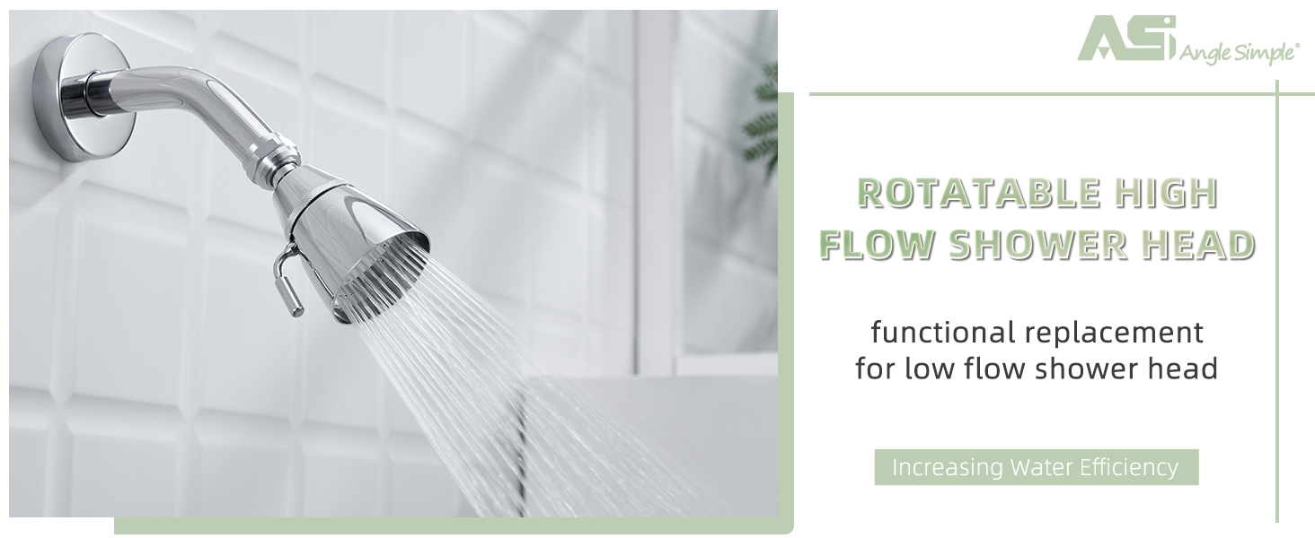 high flow shower head