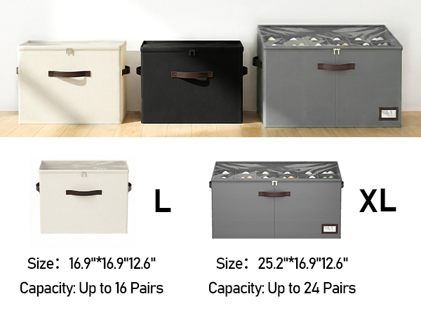shoe storage organizers