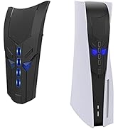 Joso 4 Port USB Hub for PS5, High-Speed Expansion Hub Charger Splitter Adapter with Glowing Eyes ...