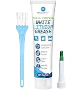 PRAZISCHUTZ White Lithium Grease Multi-Purpose Lubricant, Long-Lasting Waterproof & Rust Preventi...