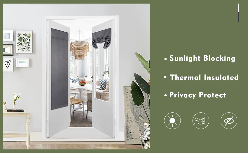 PI Blackout Velcro Door Curtain