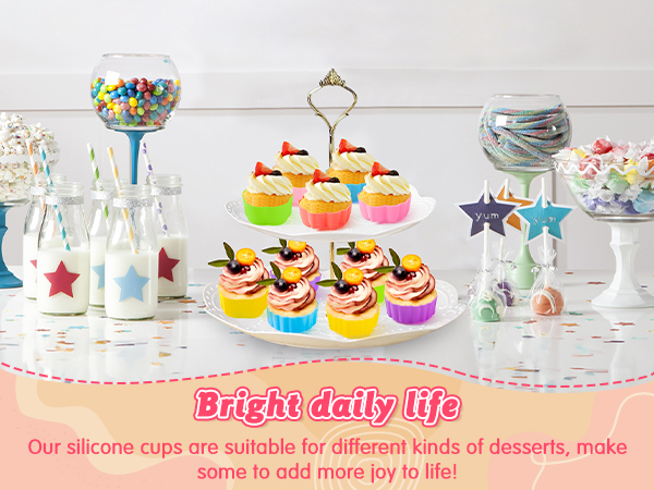 Nonstick Muffin Baking Mould for Desserts Donuts Puddings Supply Party