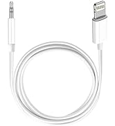 (Apple MFi Certified) iPhone AUX Cord for iPhone,Lightning to 1/8 Inch Audio Cable,3.3ft, Headpho...