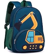 LOIDOU Toddler Backpack Boy for 4-8, Preschool Kindergarten Kids Backpack for School, 15 Inch Tod...