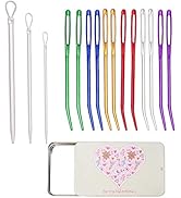 UOOU Yarn Needle,15PCS Bent Needle Tapestry Needle Set Wool Needles Large Eye Needles Sewing Need...