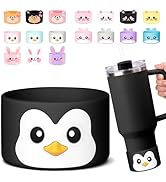 for Stanley Boot, Cute Cartoon Animal Silicone Boot for Stanley Cup 40 oz Quencher Adventure Tumb...