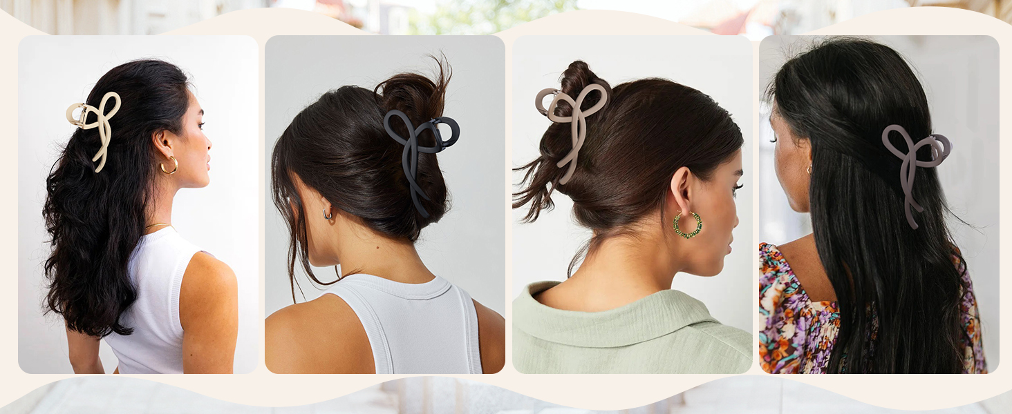 bow clips women