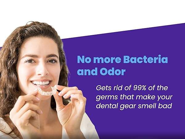 Removes 99.99% of odor causing bacteria