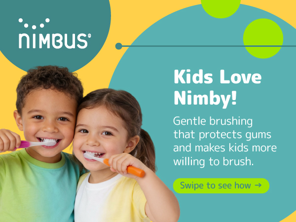 kids brushing teeth with gentle toothbrush to clean teeth comfortable for gums and fresh breath