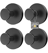 Ninth Five Shower Suction Cup Hooks, Heavy Duty Bathroom Wall Hooks for Towels, Robes, Loofahs, R...