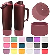 Mity rain 2PCS Protective Silicone Boots for Owala 30oz & 40oz FreeSip Sway Bottles & Tumblers - ...
