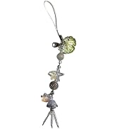 Galepromot Jellyfish Star Pendant Keychain Phone Strap Lanyard Tassels Keyring Strap Backpack Cha...