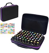BLIRITEL 60 Bottles EVA Essential Oils Organizer, Hard Shell Essential Oil Storage Carrying Case,...