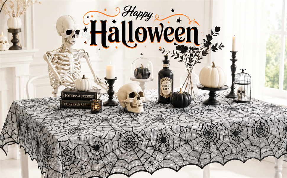Halloween Tablecloths Premium Fabric