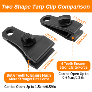 Large Upgrage Tarp Clips Heavy Duty