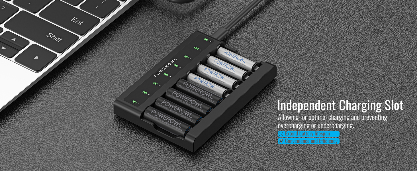 independent charging slot