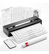vretti Inkless Portable Printer, Portable Printers Wireless for Travel, A4 Mobile Thermal Printer...