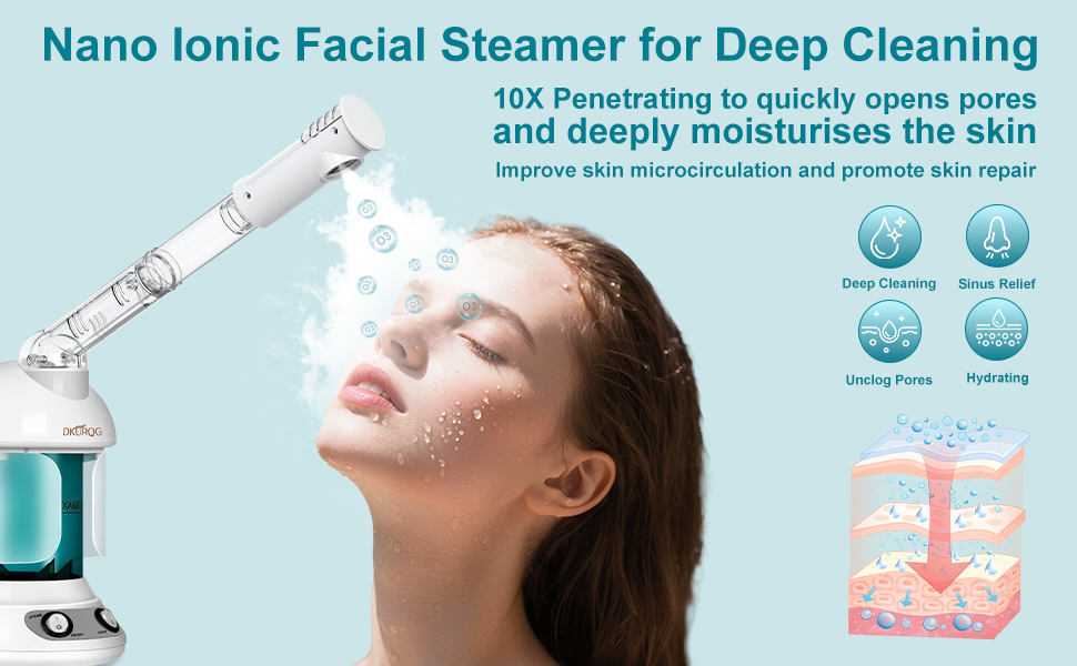Nano Ionic Face Steamer