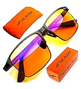 orange blue light blocking glasses
