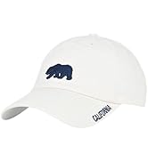 E BY ELIDAN California Bear 3D Raised Embroidered Dad Hat with California Brim Detail