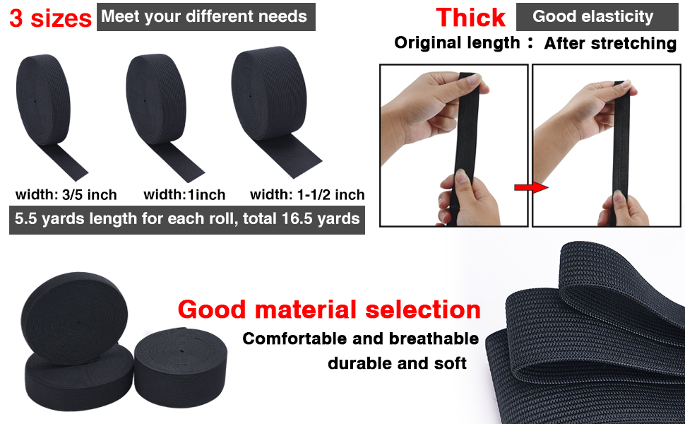 sewing stretch elastic band