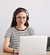 Wired Headphones with Microphone for PC