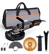 KSEIBI 711985 Concrete Grinder 7 Inch - Angle Grinder Kit with Dust Extraction Shroud, 2400W 15A ...