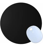 Dapesuom Round Mouse Pad, 8.7 x 8.7 Inch Premium-Textured Washable Non-Slip Rubber Base Cute Smal...