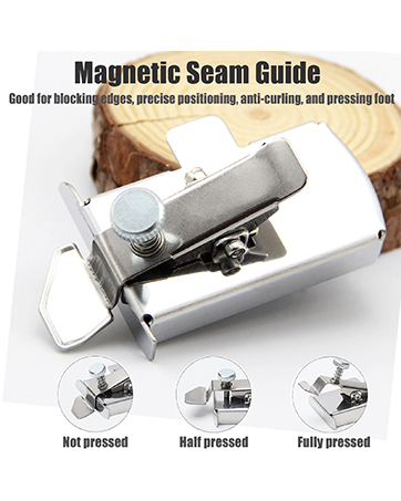 Magnetic Seam Guide for Sewing Machine