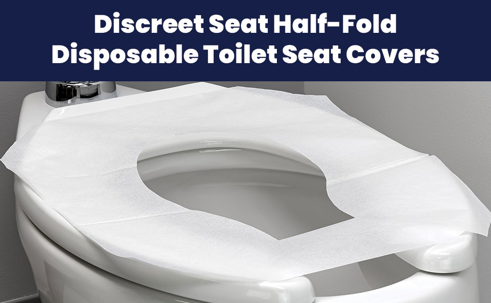 Discreet Seat Half-Fold Disposable Toilet Seat Covers