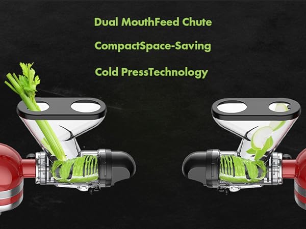 Masticating Juicer Attachment for KitchenAid Stand Mixer