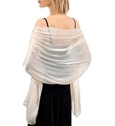 FURTALK Shawls and Wraps for Evening Dresses Sparkly Soft Wedding Party Bridesmaid Scarves for Women