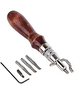 7pcs ZLY Leather Craft Stitching Groover Skiving Edger Beveler Leather Working Tools Kit