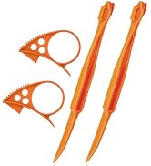 Ralleyfun Orange Peeler Tools Citrus Peel Cutter Easy Fruit Vegetable Slicer Cutter Lemon Peeler ...