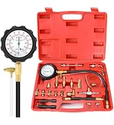 BETOOLL 0-140PSI Fuel Injector Injection Pump Pressure Tester Gauge Kit Car Tools (Master)