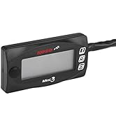 DC 12V Car Digital Voltmeter Gauge, Qiilu Mini 3-in-1 Motorcycle Digital Air Temperature & Time C...