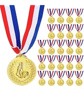 Nicunom 24 Pack Soccer Award Medals, Gold Award Medals Winner Medal Gold Prizes Team Participatio...