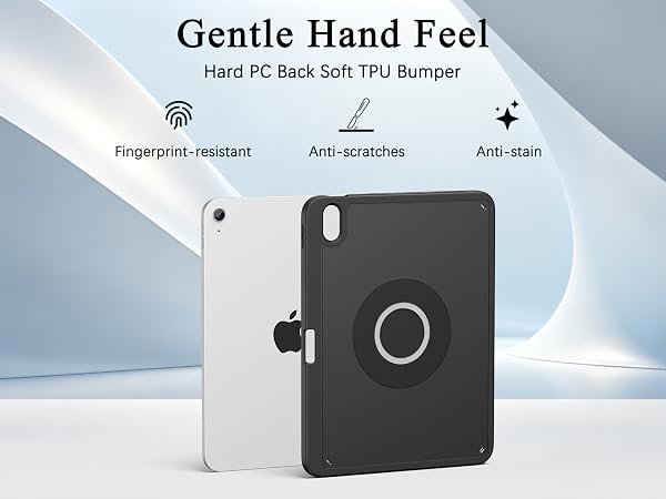 ipad a16 case fingerprint resistant anti scratch and stain has gental hand feel