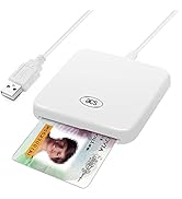 CAC Contact Smart Chip Card Reader Writer Support ISO7816 A B C Memory Cards, USB 2.0 Portable Sm...