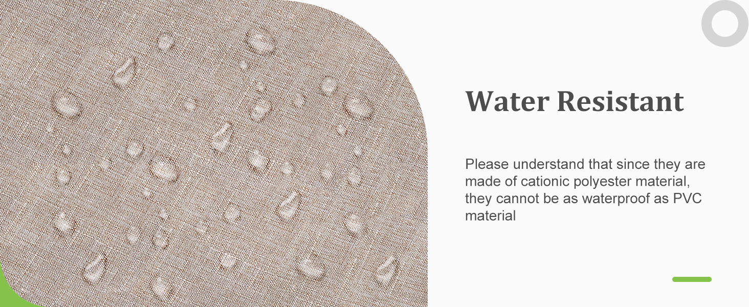 Water Resistant