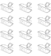 Small Metal Hair Claw Clips, Mini Gold Jaw Clips for Thick, Thin, Long or Short Hair - Non-slip H...