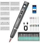 Engraving Pen with 50 Accessories, Cordless Rotary Tool Kit - Rechargeable Engraving Pen for Meta...