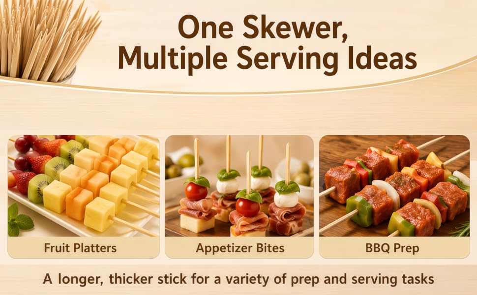 bamboo skewers