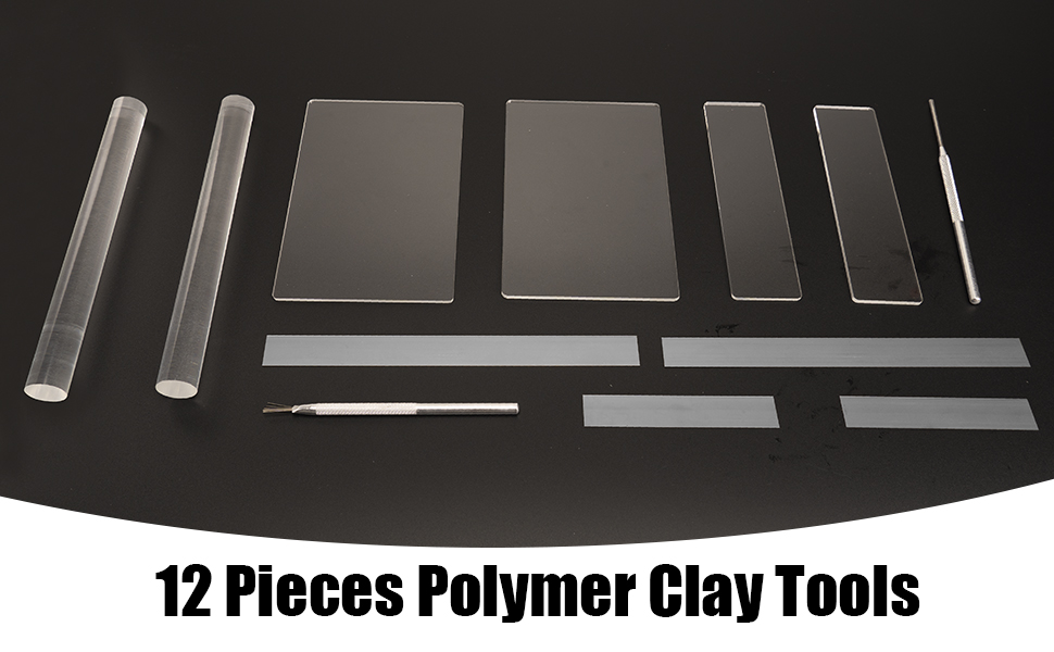 12 Pieces Polymer Clay Cutter Tools