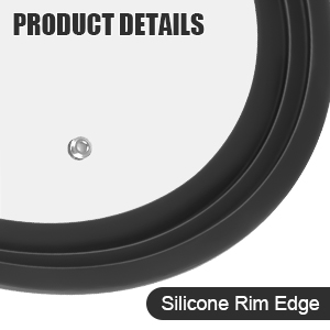 tempered Glass with High Heat Resistant Silicone Rim